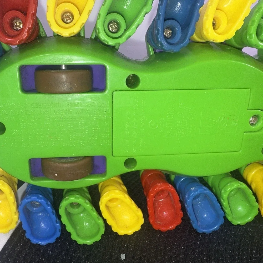 LeapFrog Alphabet Pal Pull Toy Talking Caterpillar Letters Sound 2001 Works